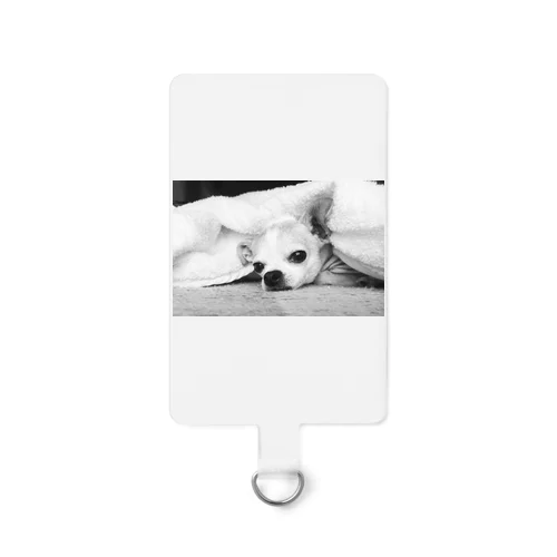 モノクロチワワ（アンニュイ1） Smartphone Strap
