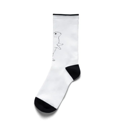 立っち うさぎ Socks