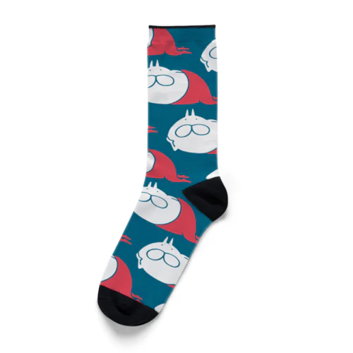 ねこタイツ トマト Socks