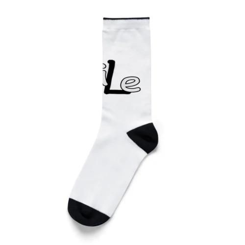 smile-白黒バージョン- Socks
