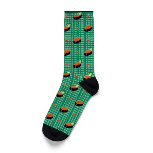 お寿司　いくら Socks