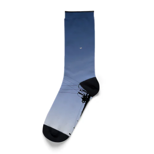 コンビニ帰りに見た空 Socks