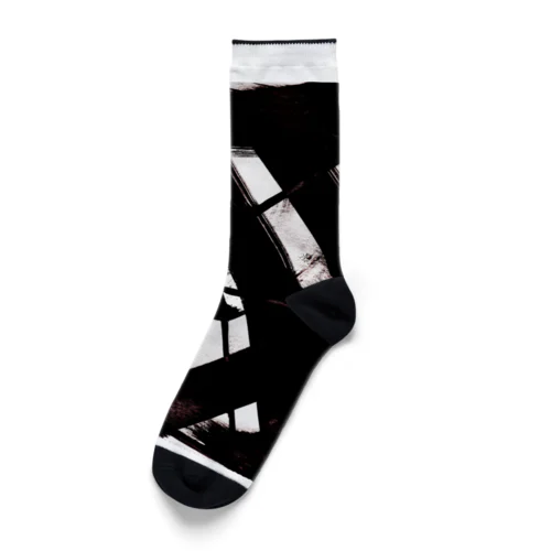 ノリ・ストローク　 seaweed stroke Socks
