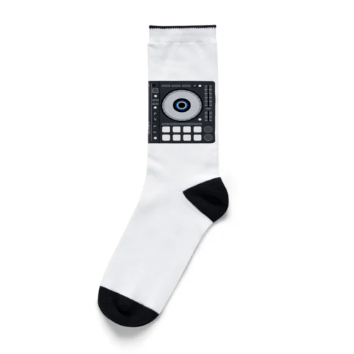 シンプルなDJコントローラーのイラストです! Socks