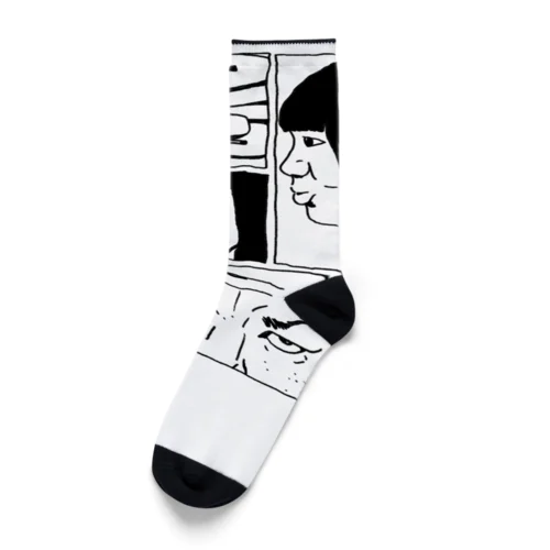 ねえあのコミック風デザイン Socks
