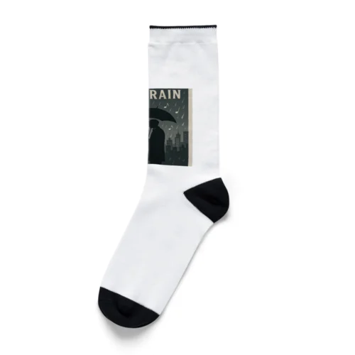 Jazz & Rain ─ 雨音とジャズの街角 Socks