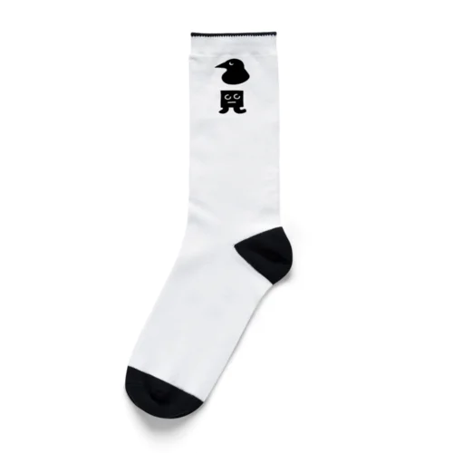 カラス見 Socks