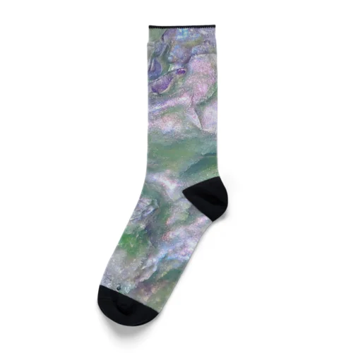 うねうねパープル Socks