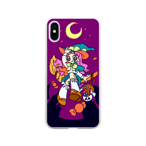 はろうぃん魔女っ子 Soft Clear Smartphone Case