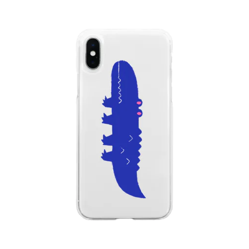 あおいワニ Soft Clear Smartphone Case