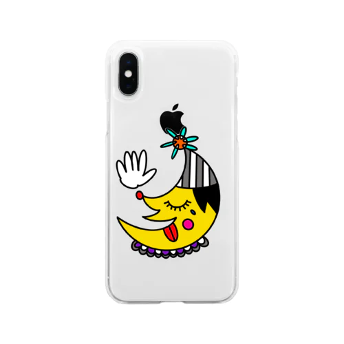 2. 『つき』 Soft Clear Smartphone Case