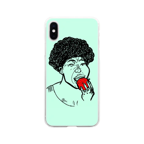 架空人物:きゃんちゃん Soft Clear Smartphone Case