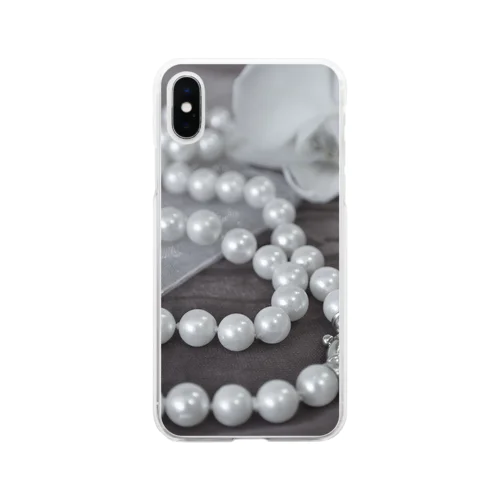 pearlⅫ Soft Clear Smartphone Case