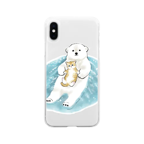 愛の漂着時 Soft Clear Smartphone Case