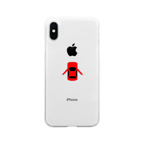 半ドアラジヲ Soft Clear Smartphone Case