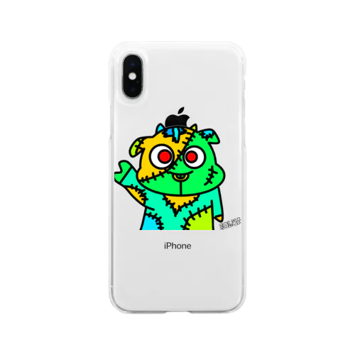 むぅむ/ツギハギアニマルズ Soft Clear Smartphone Case