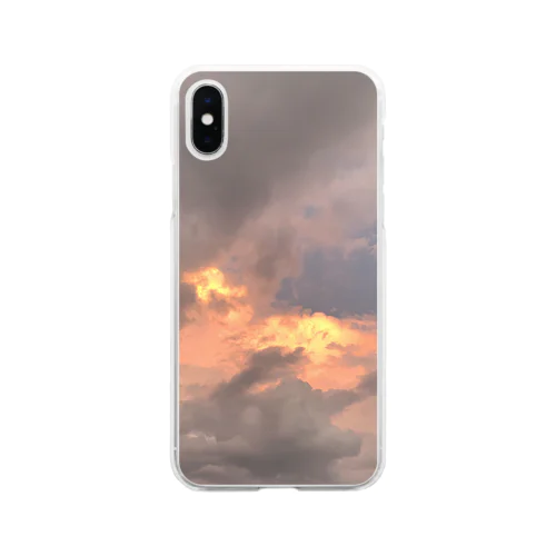夕焼け   No.2 Soft Clear Smartphone Case