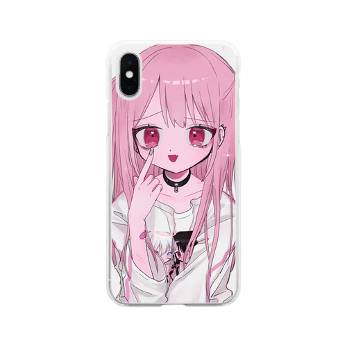 うそつきがーる Soft Clear Smartphone Case