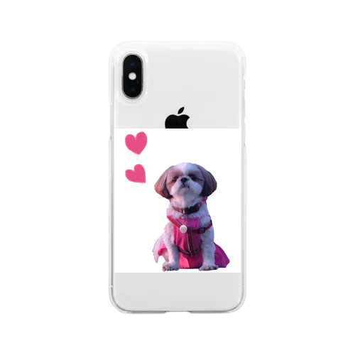 シーズー心ちゃんグッズ Soft Clear Smartphone Case