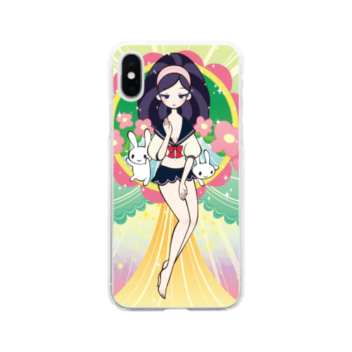 しゃかちゃん Soft Clear Smartphone Case