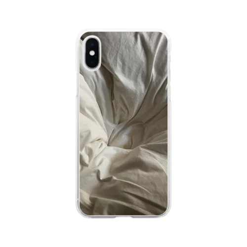 サキちゃん（寝) Soft Clear Smartphone Case