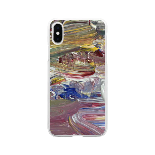 忘れない滲み Soft Clear Smartphone Case