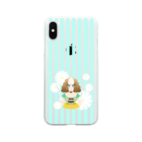 おりこうさん Soft Clear Smartphone Case