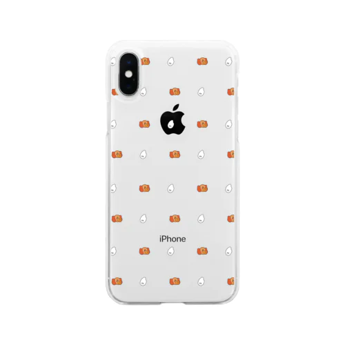 【てぃだ × mako aiga】《小柄》ちゅらくみちゃん と ドムくん Soft Clear Smartphone Case