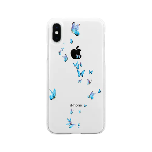 morpho party smartphonecase C Soft Clear Smartphone Case