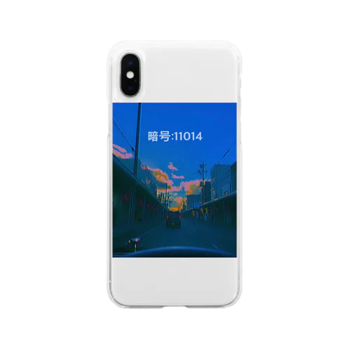 暗号:11014 Soft Clear Smartphone Case