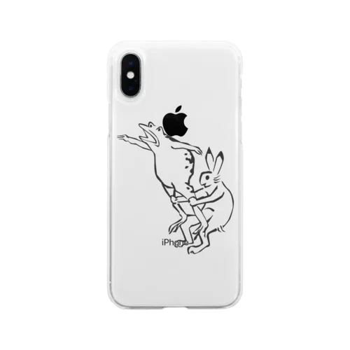 GIGA 組体操 Soft Clear Smartphone Case