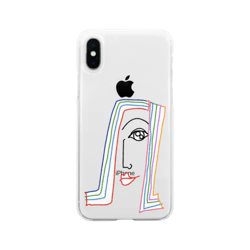 オリンピックちゃん Soft Clear Smartphone Case