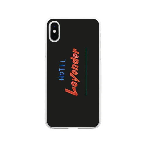 CITY HOTEL Lavender Soft Clear Smartphone Case