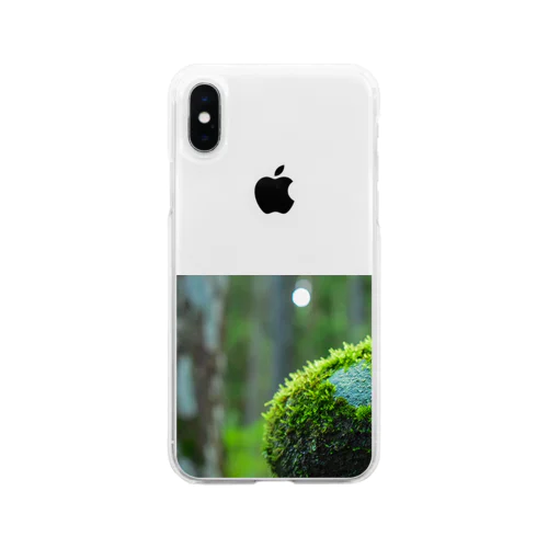苔むす Soft Clear Smartphone Case