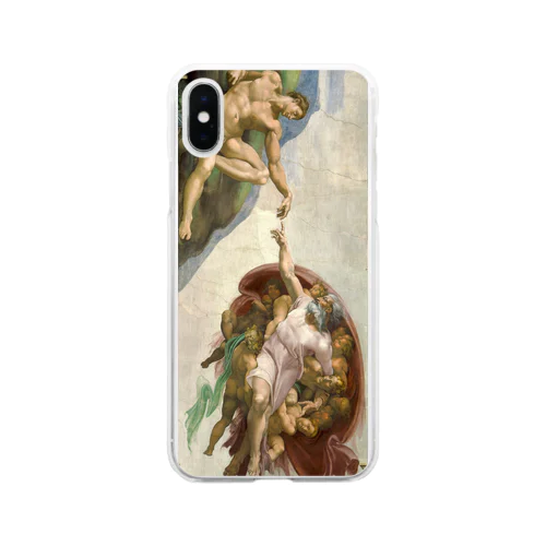 The Creation of Adam Soft Clear Smartphone Case