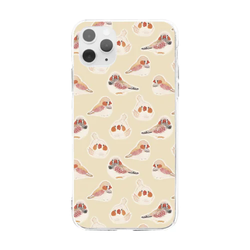キンカテキスタイル Soft Clear Smartphone Case