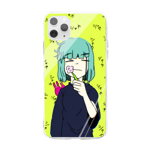 シャカシャカケース Soft Clear Smartphone Case