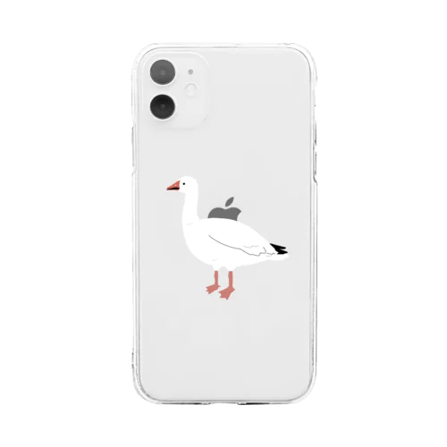 ハクガン Soft Clear Smartphone Case