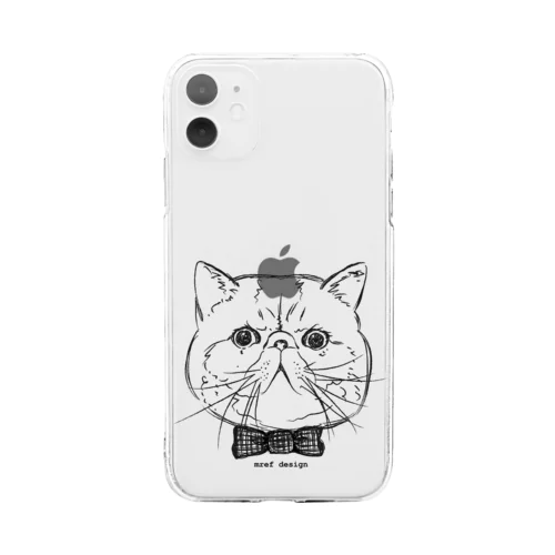 エキゾチックショートヘア君 Soft Clear Smartphone Case
