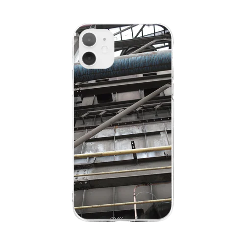 no steel no life 岸和田製鋼 Soft Clear Smartphone Case