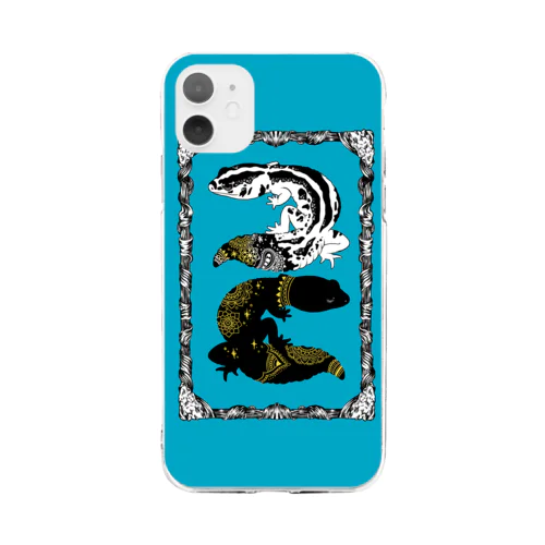 ニシアフトカゲモドキ Soft Clear Smartphone Case