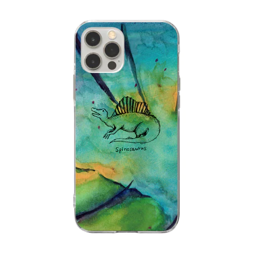 スピノサウルス Soft Clear Smartphone Case