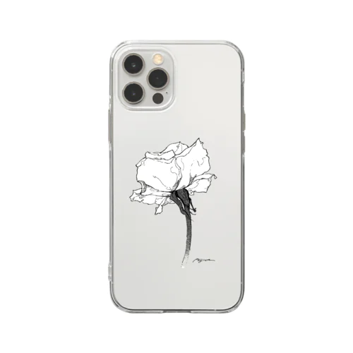 rose Soft Clear Smartphone Case