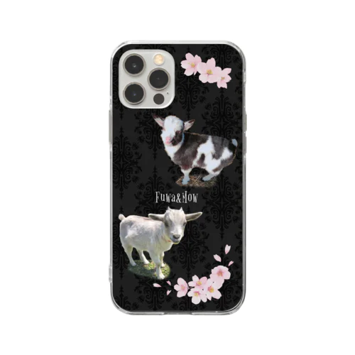 ごしっくなFuwa&Mow Soft Clear Smartphone Case