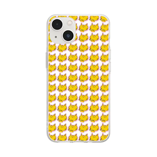 goodにゃんす Soft Clear Smartphone Case