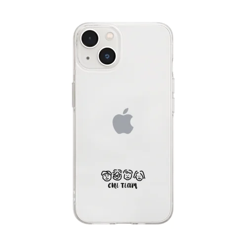ONE TEAMスマホケース Soft Clear Smartphone Case