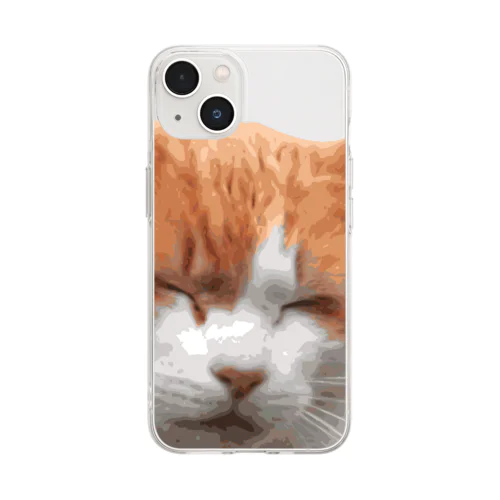 ネコチャン００２i Soft Clear Smartphone Case