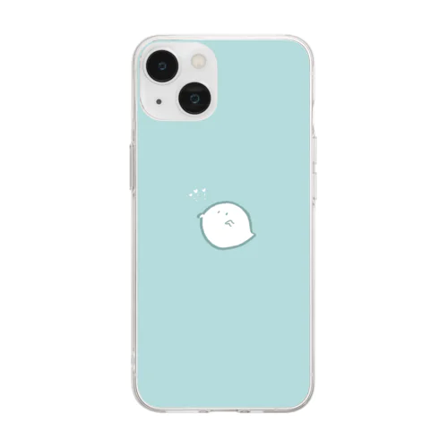 KOBAKEちゃんハート Soft Clear Smartphone Case