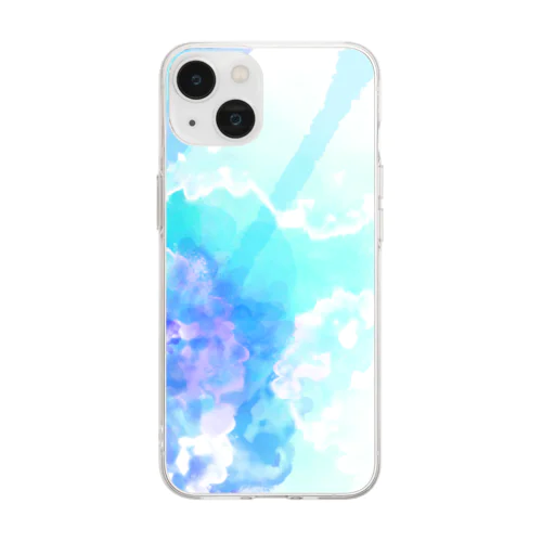 海と風 Soft Clear Smartphone Case