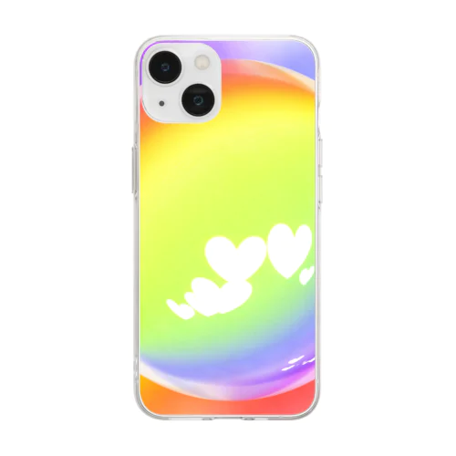 はーと運ぶよ Soft Clear Smartphone Case
